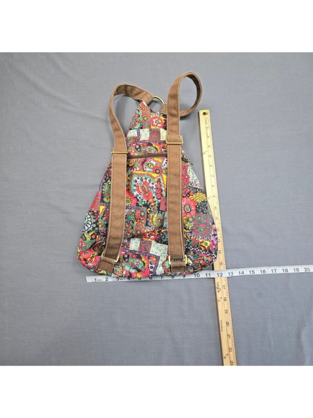 Black Butterfly Womens Mini Backpack Floral Patchwork Colorful Bag Boho Festival - Picture 2 of 5